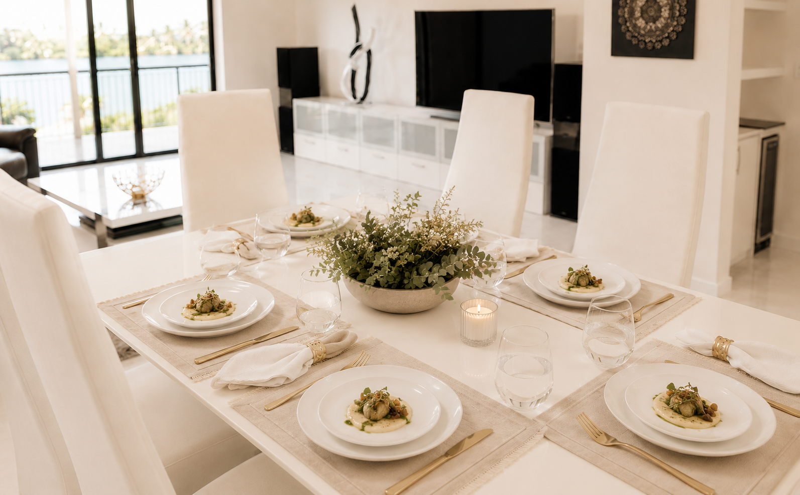 Comedor ordenado y sereno organizado por Naryah Home Reset